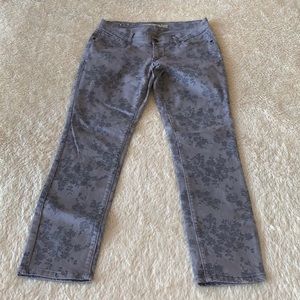Old Navy the RockStar floral print jeans
